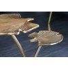 Designový stolek Ginkgo Leaf 56 cm dekor listů ginkgo