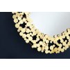 Designové kulaté zrcadlo Coins 80cm zlaté