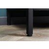 Elegantní černá vitrína Europe Z 102 cm