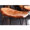 Designová barová židle Mammut 85cm akácie