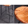 Designová barová židle Mammut 85cm akácie