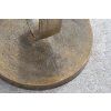 Moderní odkládací stolek Elegance 60 cm kombinace mramoru a kovu