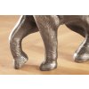 Stylový příruční stolek Elephant 75cm stříbrný