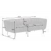 Komfortní designová pohovka Classy 225 cm