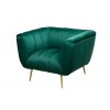 Designové křeslo Classy smaragdové