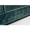 Detail sametového čalounění Chesterfield