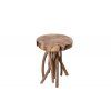 Kulatý stolek Root 45 cm přírodní teak