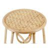 Designový ratanový stolek Mid 40 cm lehká konstrukce