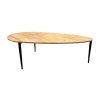 Luxusní set stolků Adlon 110 cm kov a kámen