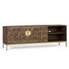 Designový Art-Deco TV stolek Bora Bora 145 cm masiv