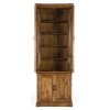 Rustikální vitrína Michaela 244cm z masivu