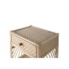 Designový noční stolek Barbara 60cm - ratan