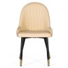 Moderní jídelní židle Florence béžová ekokůže