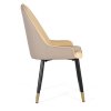 Moderní jídelní židle Florence béžová ekokůže