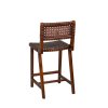 Barová židle z teakového dřeva