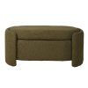 98818 2 stylova ulozna lavice boucle olive 112 cm