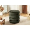 Designový moderní taburet Voque zelený samet
