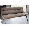 Designová čalouněná lavice 160cm taupe