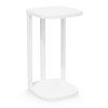 Designový stolek Killianiro 72 cm elegantní bílý