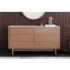 Designová moderní komoda Salon Natural se zásuvkami.