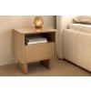 Designový noční stolek Salon Natural s keramickou deskou.