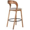 Stylová barová stolička zezadu