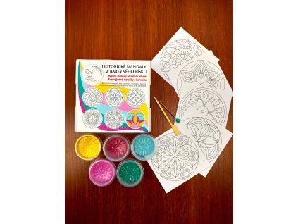 Mandalková sada Purpurová