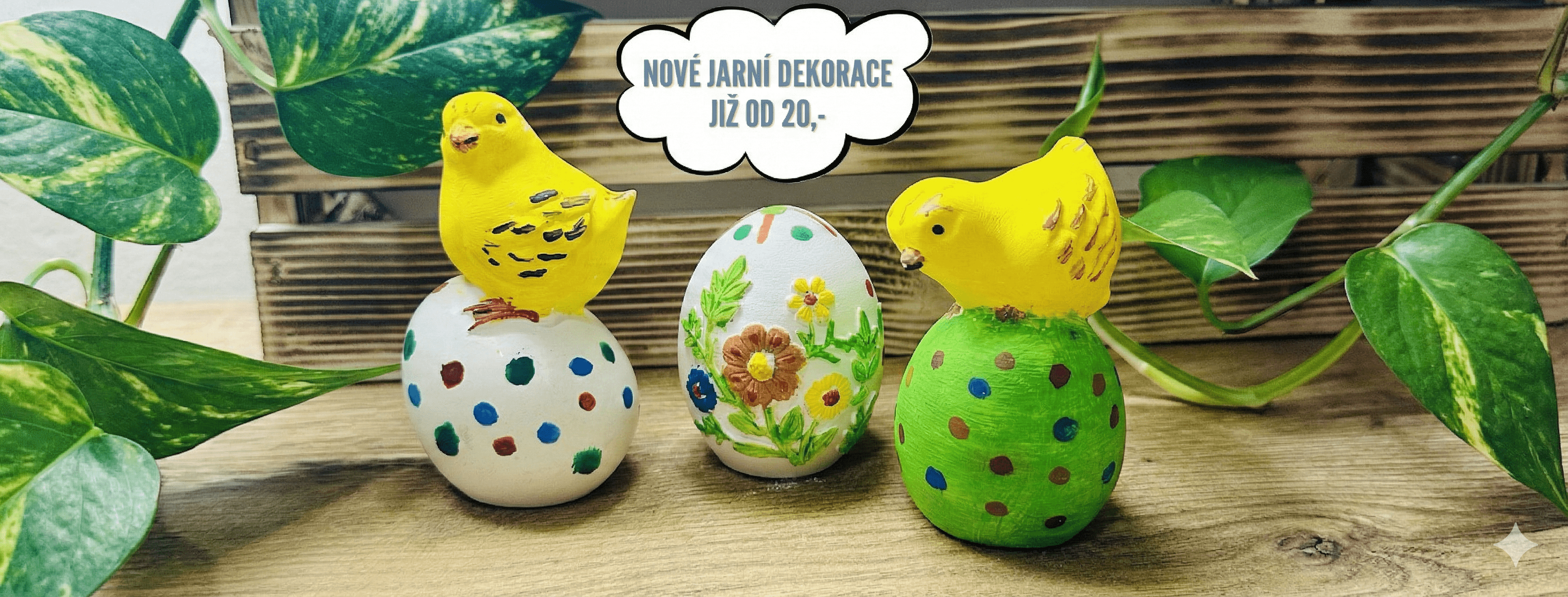 Nové jarní dekorace k dostání již dnes