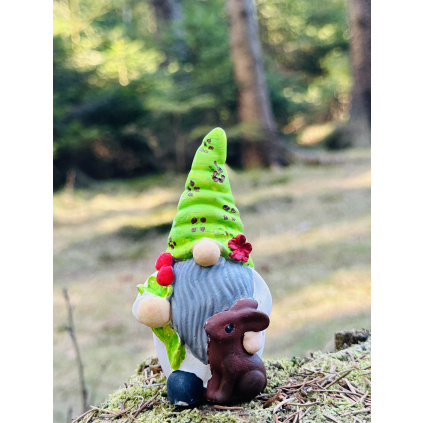 3D omalovánka - Jarní skřítek