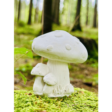 3D omalovánka - Houbičky