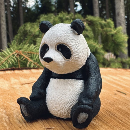 3D omalovánka postavička pandy