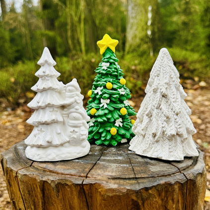 3D omalovánky - Vánoční stromky