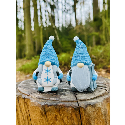 3D omalovánky- Lyžaři