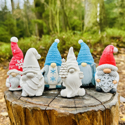 3D omalovánky - Zimní skřítci