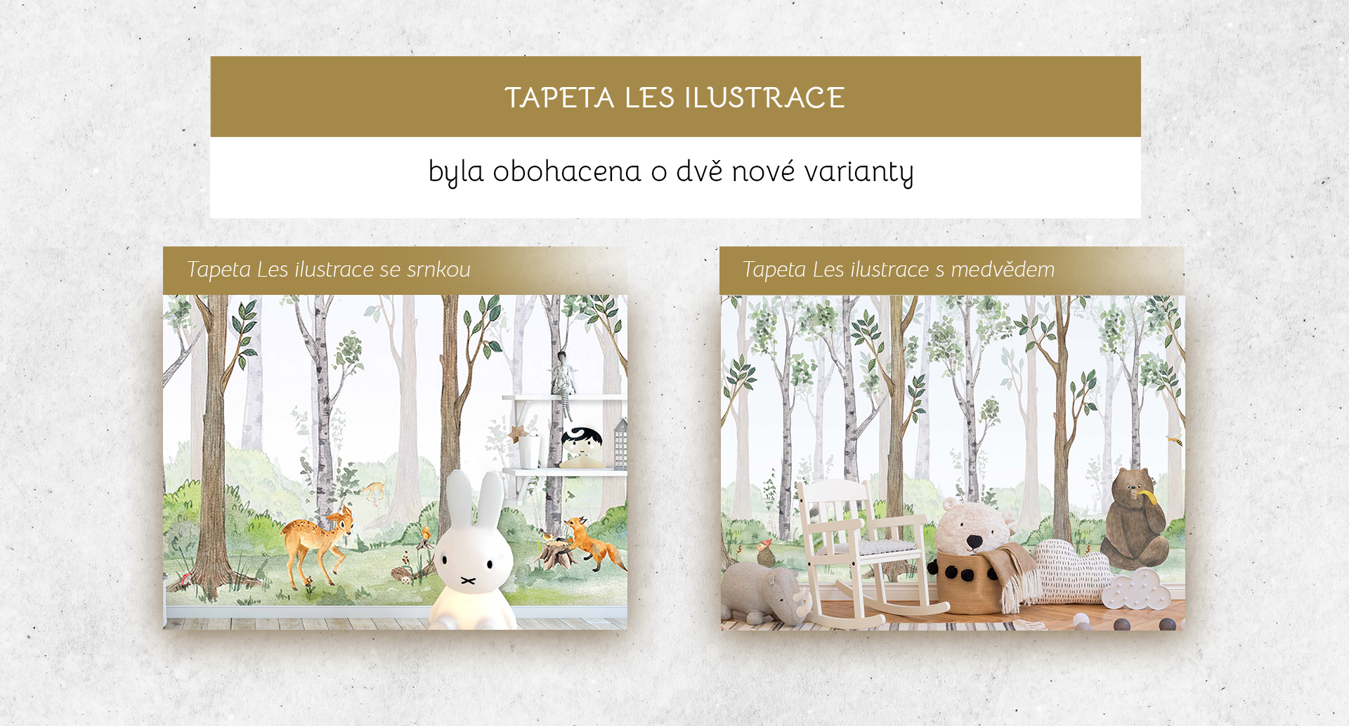 tapeta les ilustrace