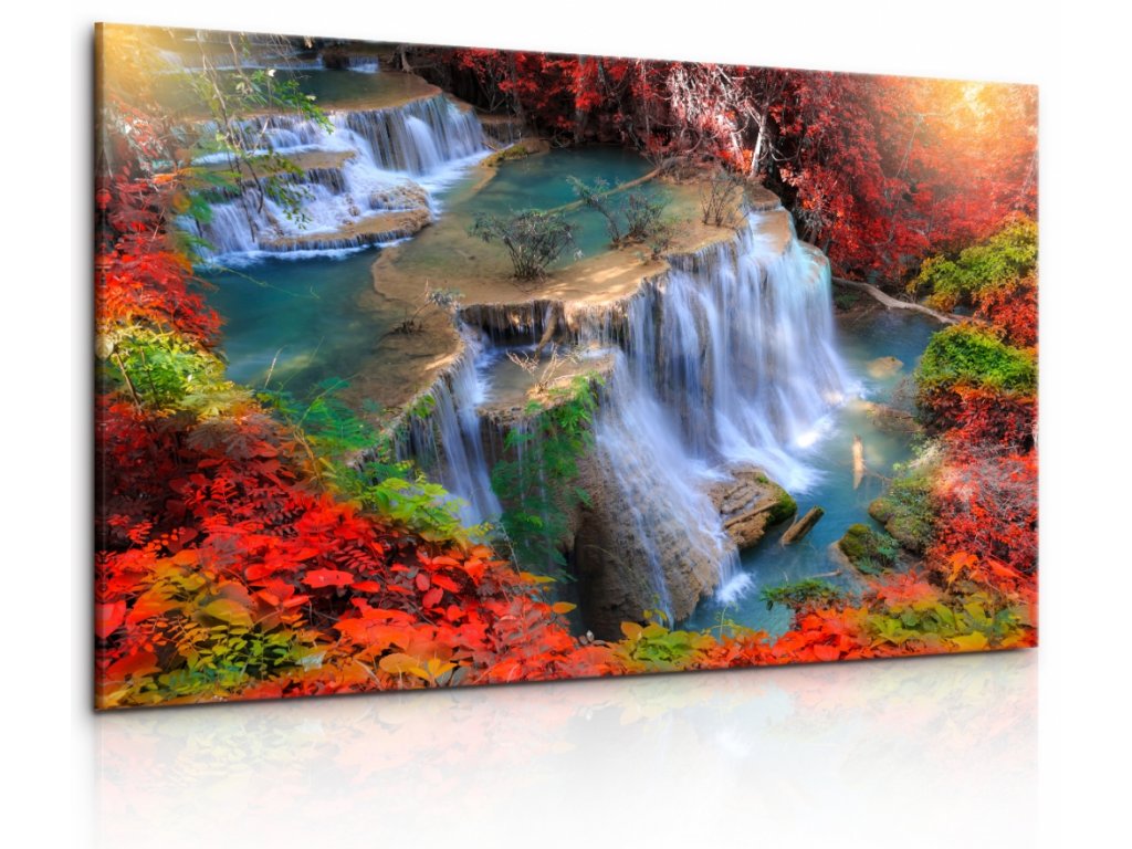 Obraz Thajský vodopád (Velikost 150x100 cm)