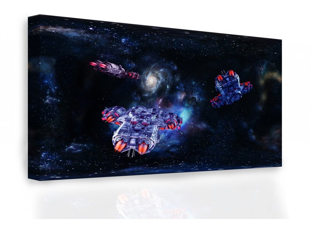 Obraz - Vesmírné koráby (Velikost 60x40 cm)