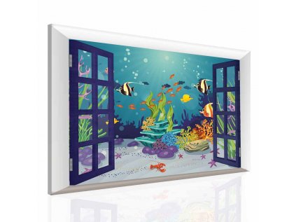 Dětský obraz podmořský svět (Velikost 60x40 cm)
