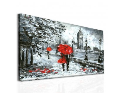 Obraz láska v Londýně (Velikost 150x100 cm)