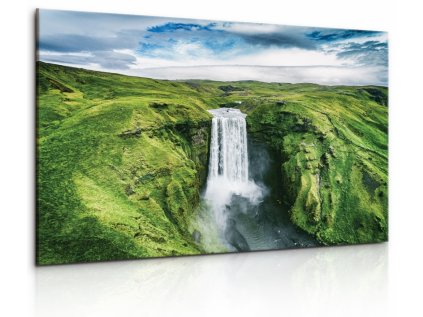 Obraz nádherný vodopád (Velikost 150x100 cm)