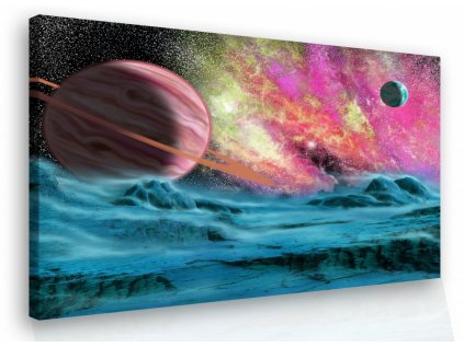 Obraz na stěnu - vesmír (Velikost (šířka x výška) 90x60 cm)