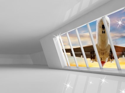 Obraz na zeď - letadlo (Velikost 60x40 cm)