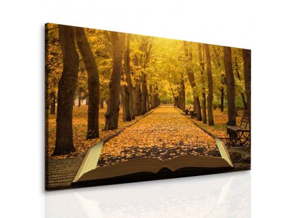 Obraz podzimní fantazie (Velikost 150x120 cm)
