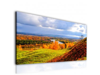Obraz podzimní krajina (Velikost 90x60 cm)