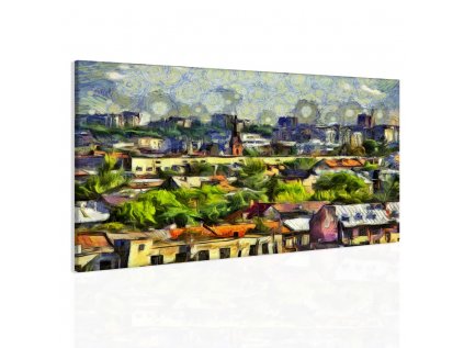 Obraz smutné město (Velikost 90x60 cm)