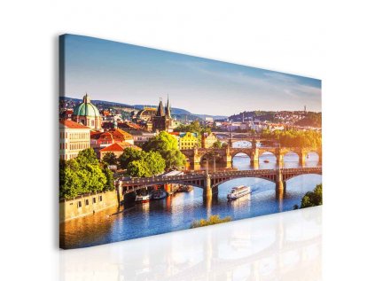 Pražské mosty (Velikost 60x40 cm)