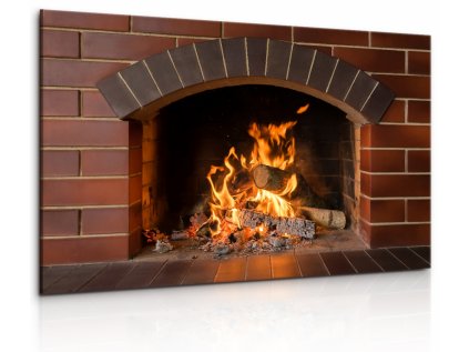 Obraz Imitace krbu II (Velikost 90x60 cm)