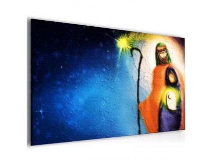 Abstraktní obraz požehnání (Velikost (šířka x výška) 90x60 cm)