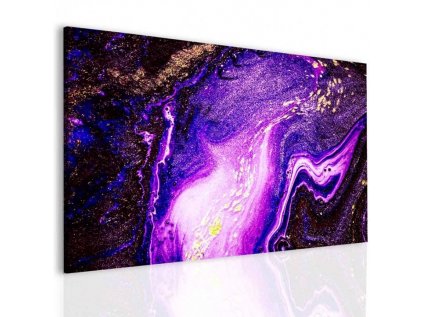 Obraz abstrakce v tónech fialové (Velikost (šířka x výška) 90x60 cm)