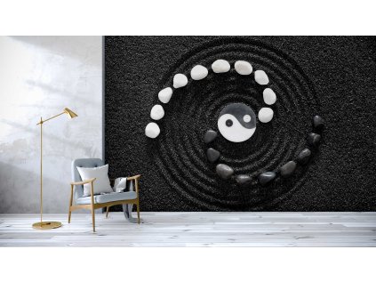 Zenové kameny a yin yang shutterstock 89555743 interier